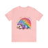 Rainbow Hedgehog - Short Sleeve Tee Pink